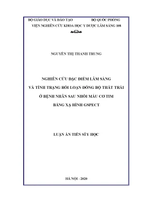 Nghiên cứu rối loạn đồng bộ thất trái sau nhồi máu cơ 