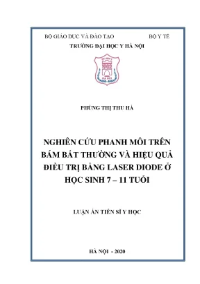 Nghiên cứu hiệu quả điều trị phanh môi trên bám bất 