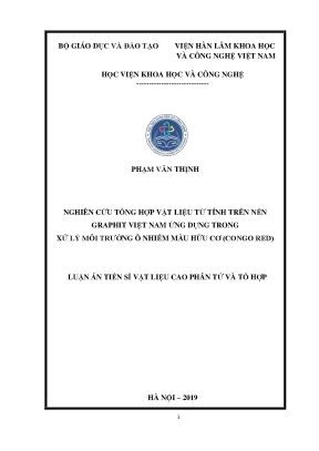 Nghiên cứu vật liệu từ tính trên nền graphit Việt Nam 