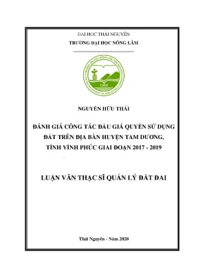 Đánh giá công tác đấu giá quyền sử dụng đất tại huyện