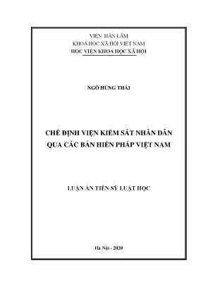 Viện Kiểm Sát Nhân Dân và Các Bản Hiến Pháp Việt Nam