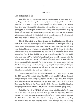Yếu tố ảnh hưởng đến khả năng vỡ nợ của khách hàng cá 