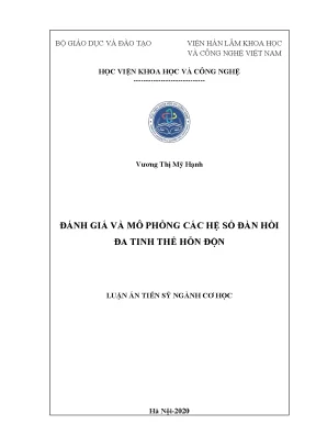 Đánh Giá Và Mô Phỏng Hệ Số Đàn Hồi Đa Tinh Thể Hỗn Độn 