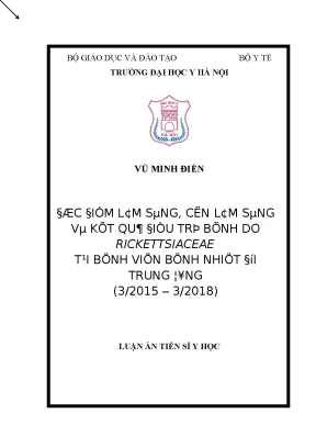 Nghiên cứu lâm sàng và điều trị bệnh nhân nhiễm 