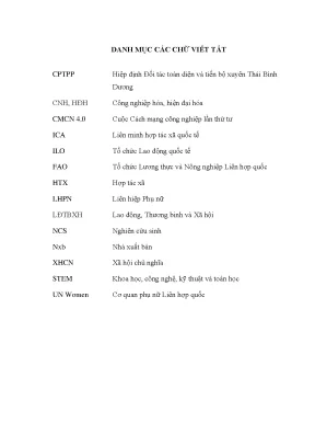 Quyền Năng Kinh Tế Của Phụ Nữ Nông Thôn Trong Hợp Tác Xã 