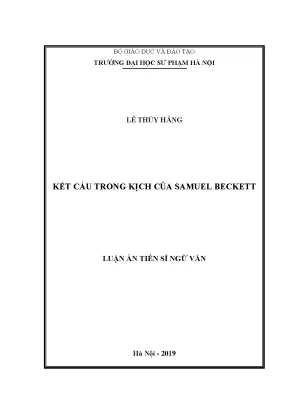 Nghiên cứu kết cấu trong kịch của Samuel Beckett