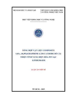 Nghiên cứu vật liệu composite graphene làm cathode cho 