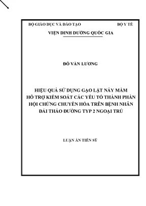 Nghiên cứu hiệu quả gạo lật nảy mầm trong kiểm soát hội 