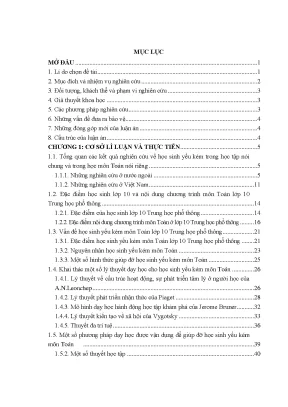 Giải pháp hỗ trợ học sinh yếu kém trong môn Toán lớp 10