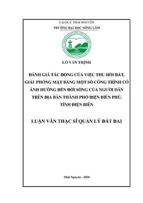 Đánh giá tác động thu hồi đất tại Điện Biên Phủ: Ảnh