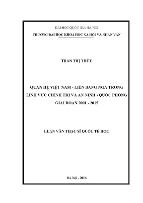 Quan hệ Việt Nam - Liên Bang Nga trong chính trị và an 