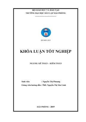 Cải thiện kế toán doanh thu và chi phí tại Công ty TNHH 
