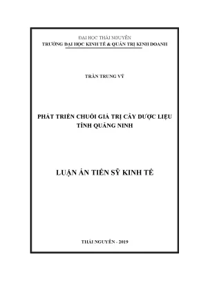 Phát triển chuỗi sản phẩm dược liệu tại Quảng Ninh