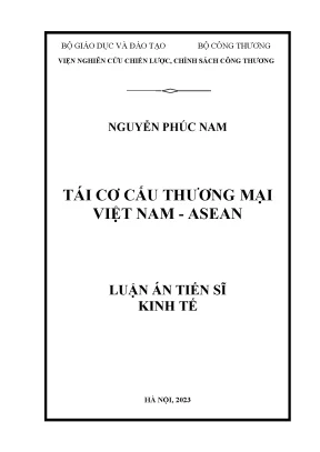 Tái Cơ Cấu Thương Mại Việt Nam Trong Khối ASEAN