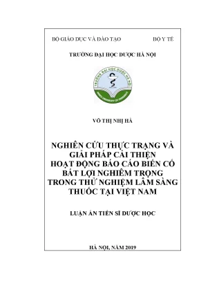 Nghiên cứu thực trạng và giải pháp cải thiện báo cáo 