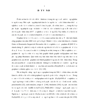 Nghiên cứu hấp phụ ion kim loại nặng bằng composit Fe3O4-RGO