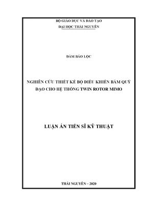 Thiết kế bộ điều khiển bám quỹ đạo cho hệ thống twin 