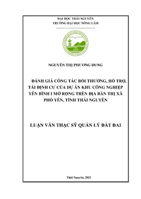 Đánh Giá Bồi Thường và Tái Định Cư Dự Án Khu Công Nghiệp