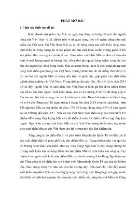 Giải pháp đẩy mạnh xuất khẩu mắc ca vào thị trường Nga