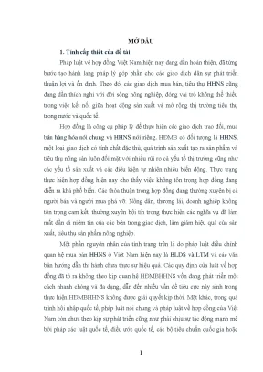 Hợp đồng mua bán nông sản tại đồng bằng sông Cửu Long: