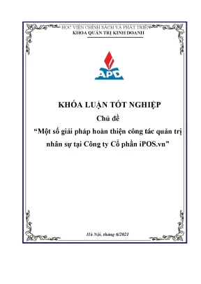 Giải pháp nâng cao quản trị nhân sự tại công ty cổ phần