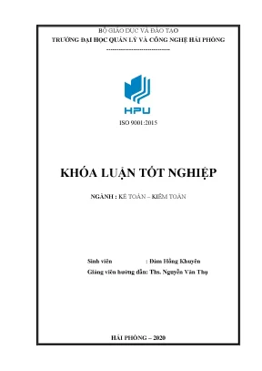 Cải thiện kế toán thanh toán tại công ty xây dựng Bạch Đằng