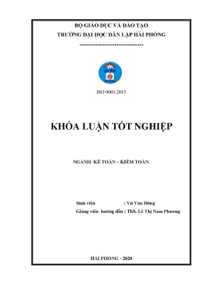 Cải thiện kế toán thanh toán tại Công ty Cổ phần Thuận Sinh