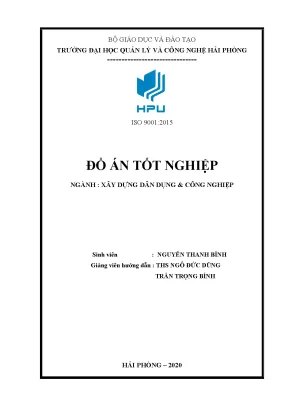 Đồ án tốt nghiệp xây dựng dân dụng tại trường THPT Lào Cai
