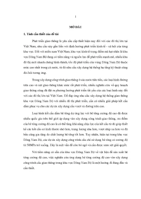 Nghiên cứu ứng dụng dầm bê tông dự ứng lực cho giao 