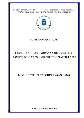 Nghiên cứu thanh khoản và hiệu quả hoạt động ngân hàng