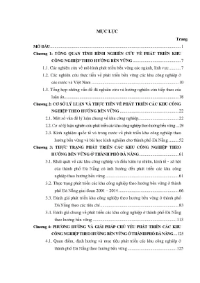 Phát triển khu công nghiệp bền vững tại Đà Nẵng