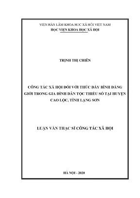 Thúc đẩy bình đẳng giới trong gia đình dân tộc thiểu số 