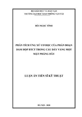 Phân Tích Ứng Xử Cơ Học Dầm Hộp Bê Tông Cốt Thép Trong 
