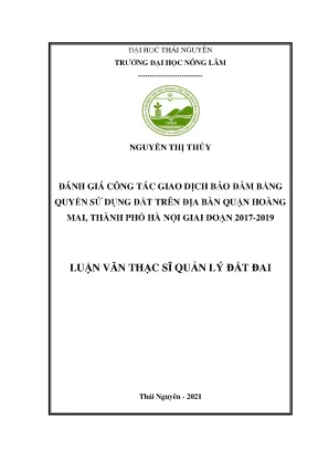 Đánh giá giao dịch bảo đảm quyền sử dụng đất tại quận 