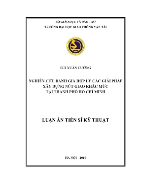 Đánh giá giải pháp xây dựng nút giao khác mức tại TP.HCM
