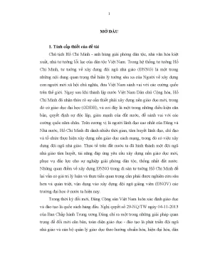 Xây dựng đội ngũ giảng viên đại học Tây Nguyên theo tư 