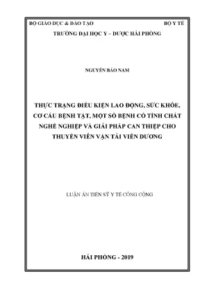 Giải pháp cải thiện điều kiện lao động và sức khỏe cho 