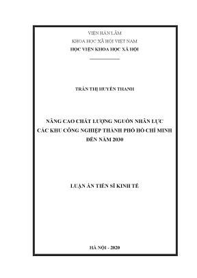 Nâng cao chất lượng nguồn nhân lực tại khu công nghiệp 