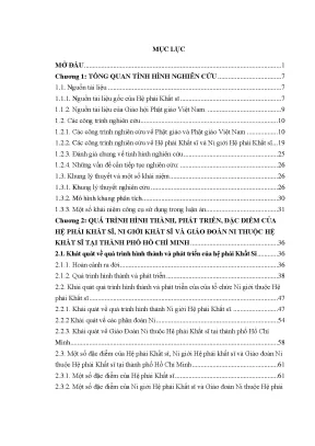 Hoạt động của giáo đoàn ni khất sĩ tại TP.HCM