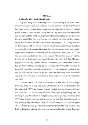 Kinh nghiệm tham gia chuỗi cung ứng toàn cầu ngành công