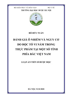 Đánh giá ô nhiễm và nguy cơ độc tố vi nấm trong thực 