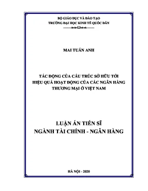 Tác động của cấu trúc sở hữu đến hiệu quả ngân hàng