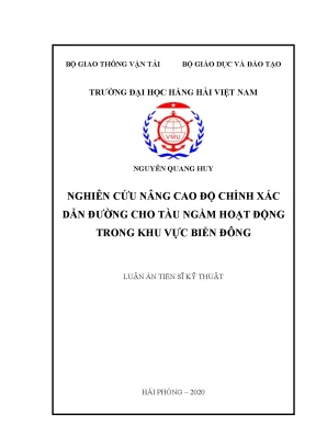 Nâng cao độ chính xác dẫn đường cho tàu ngầm tại Biển Đông