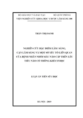 Nghiên cứu đặc điểm lâm sàng và yếu tố liên quan của 