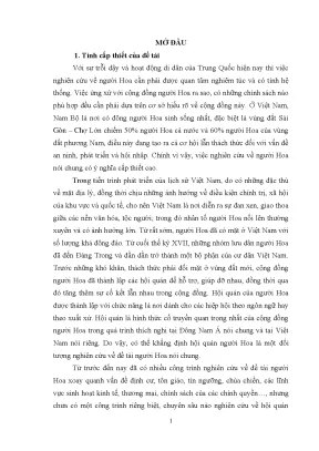 Hội quán người Hoa ở Nam Bộ: Lịch sử từ thế kỷ XVIII đến XX
