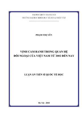 Vịnh Cam Ranh và Quan Hệ Đối Ngoại Việt Nam (2002 - Nay)