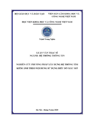 Nghiên cứu hệ thống tìm kiếm ảnh theo nội dung bằng biểu 