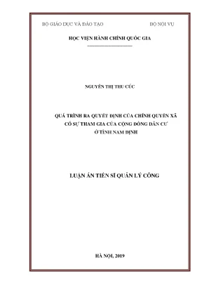 Quá trình ra quyết định của chính quyền xã tại Nam Định