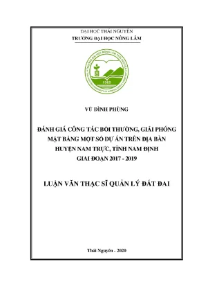 Đánh giá công tác bồi thường giải phóng mặt bằng tại