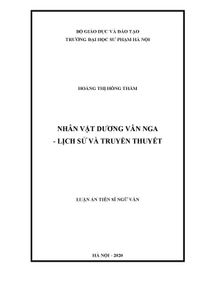 Khám Phá Nhân Vật Dương Vân Nga Trong Lịch Sử Và Truyền 